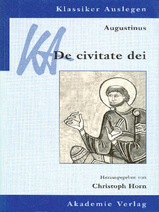 Upplýsingar um Augustinus, De civitate dei eftir Christoph Horn - Biðlisti